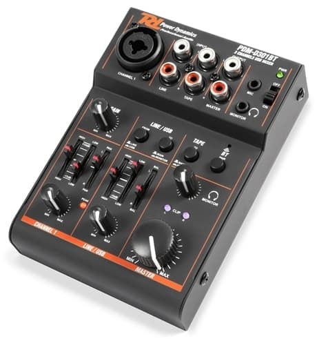 Power Dynamics PDM-D301BT Mixer 3CH/EQ/USB/BT