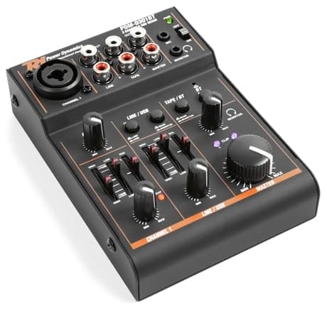 Power Dynamics PDM-D301BT Mixer 3CH/EQ/USB/BT