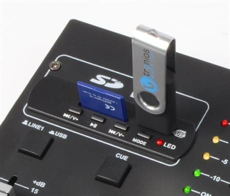 SkyTec- Vonyx STM-2250 Mixer, 4 kanaler, effekter, USB, MP3