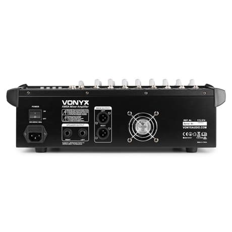 Vonyx AM8A 8 kanals med förstärkare Mixer BT
