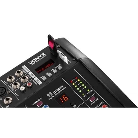 Vonyx AM8A 8 kanals med förstärkare Mixer BT