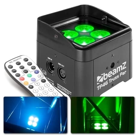 BeamZ TP46 Tross eller dekorbelysning, Par 4 x 4W 4in1 RGB-UV