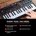 Pikkukuva 6 / 6: M-AUDIO Oxygen Pro Mini MIDI-näppäimistö 32 näppäintä USB Musta