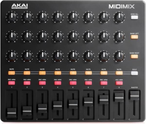 AKAI MIDIMIX mikseri/DAW-ohjain USB musta