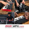 Pikkukuva 6 / 6: AKAI MPK Mini MK3 Control näppäimistö Pad-ohjain MIDI USB Musta, punainen