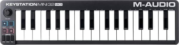 M-AUDIO Keystation Mini 32 MK3 MIDI-kosketinsoitin 32 kosketinta USB musta, valkoinen