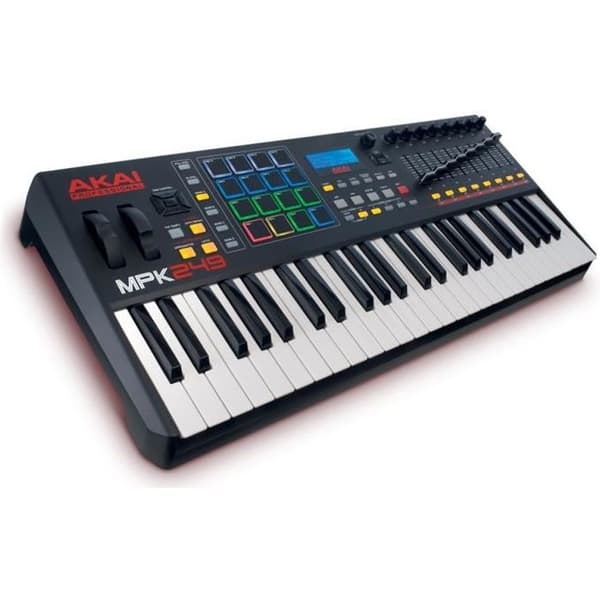 USB MIDI master keyboard 49 noter 16 pads