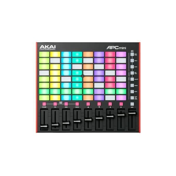 Mastertangentbord - AKAI PROFESSIONAL - APCMINIMK2 - 8x8 pads - 9 faders - Kompakt USB-kontroller
