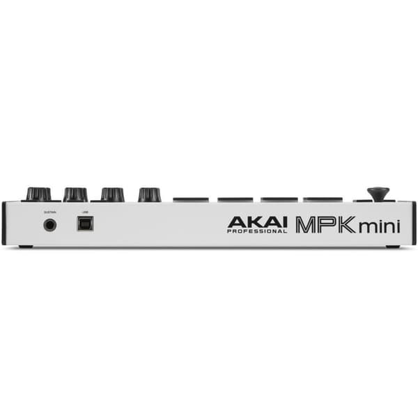 AKAI MPK Mini MK3 Control keyboard Pad controller MIDI USB Sort, Hvid