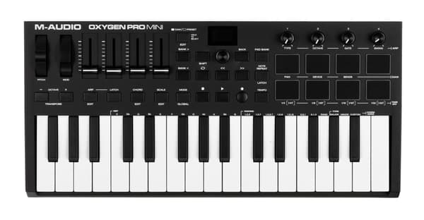 M-AUDIO Oxygen Pro Mini MIDI keyboard 32 tangenter USB Sort