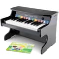 Miniatyrbild 1 av 5: Elektrisk piano junior - New Classic Toys - 41 x 25 cm - Svart trä - 25 tangenter - Förstärkare
