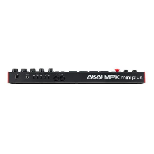AKAI PROFESSIONAL MPKMINIPLUS - Mastertangentbord Minitangenter 37 mininoter - 8 RGB-plattor - 8 kodare