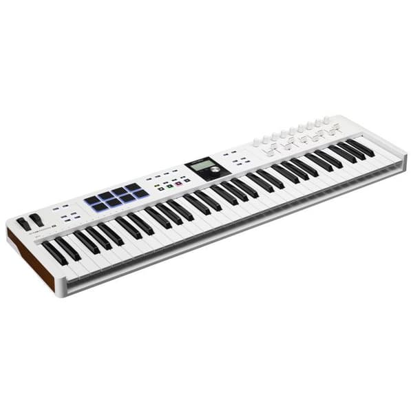 Arturia ESSENTIAL3-61 - Keylab Essential 3 61-tangenters tangentbord - Vit