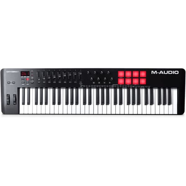 M-AUDIO KMD OXYGEN61V - USB-Midi 61 noter 8 pads/pots/faders
