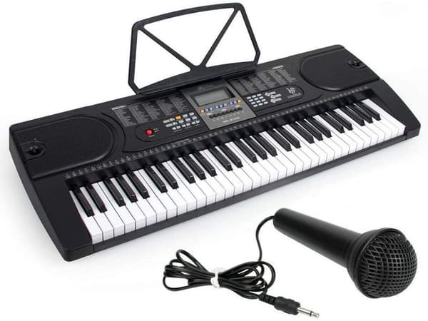 Keyboard Organ 61 Keys Strømforsyning Mikrofon MK-2106