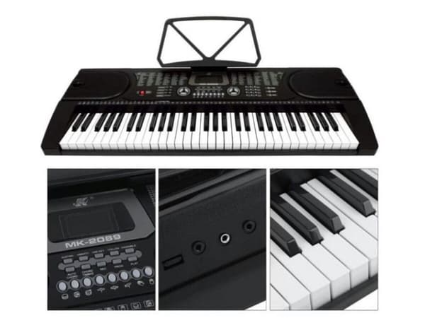 Näppäimistö Organ 61 Keys Virtalähde MK-2089