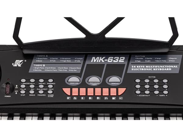 Keyboard Organ 54 Keys Strømforsyning Mikrofon MK-632