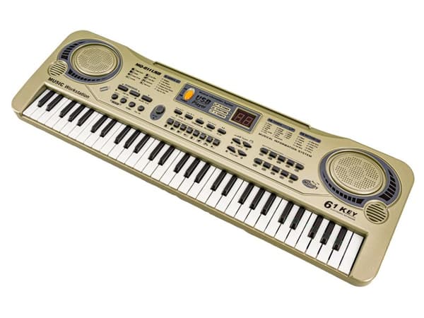 Keyboard MQ-811 Orgel, 61 tangenter, strømforsyning, mikrofon, USB