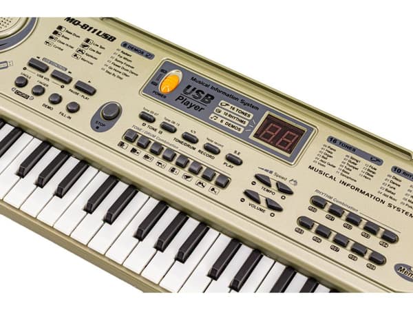 Keyboard MQ-811 Orgel, 61 tangenter, strømforsyning, mikrofon, USB