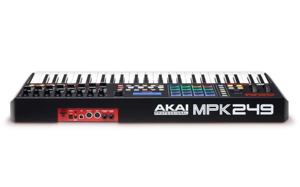 AKAI MPK 249 Ohjausnäppäimistö Pad-ohjain MIDI USB RGB Musta