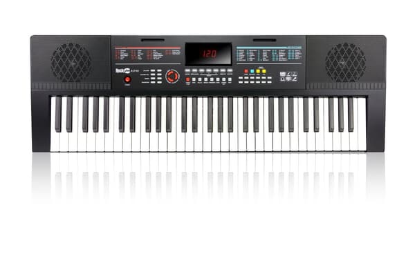 RockJam 61-tangenters Keyboard Piano med Lektioner och Notklistermärken