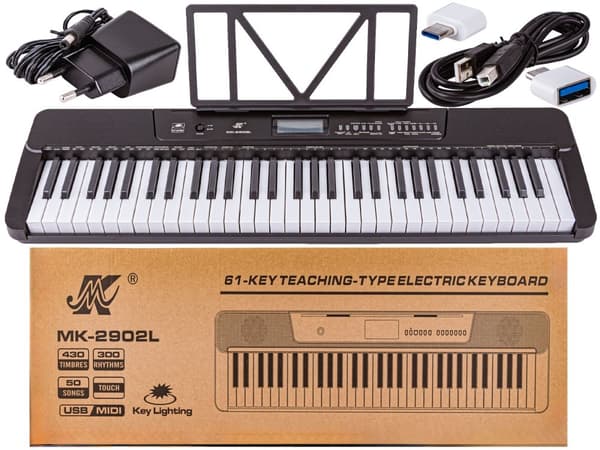 MEIKE kosketinurut, piano 61 koskettimet, MIDI-pelien oppiminen