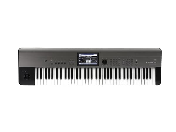 Korg KROME EX 73, AC, 1027 mm, 313 mm, 93 mm, 7,2 kg, LCD Harmaa