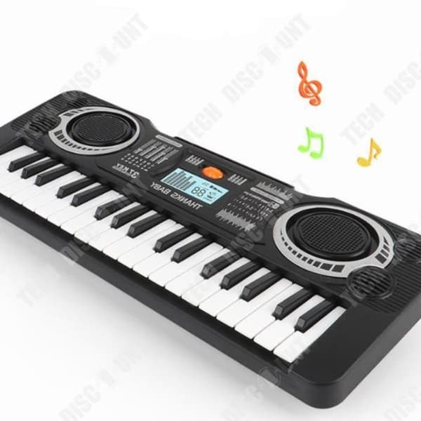 TD® Multifunktionell 37-tangenters elektronisk orgelsimulering multifunktionsmusikinstrumentleksaker för barn
