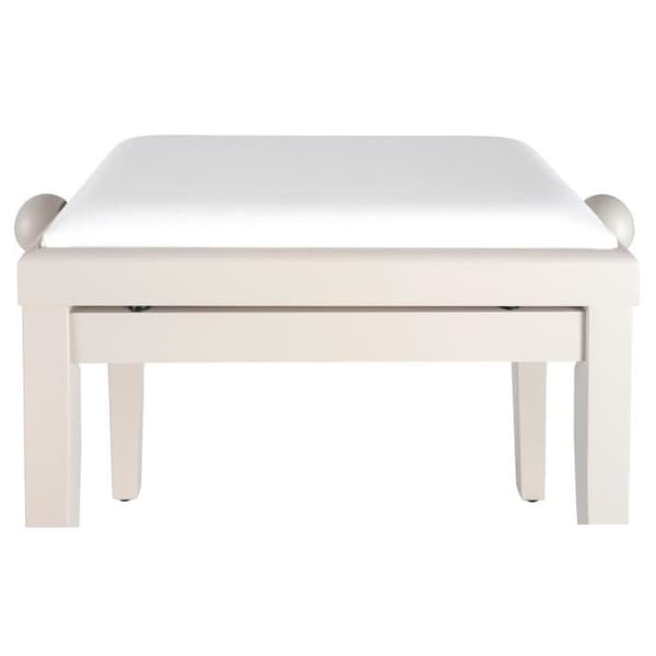 pack piano Classic Cantabile pianobench fröj trä vit matt