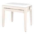 Miniatyrbild 1 av 4: pack piano Classic Cantabile pianobench fröj trä vit matt