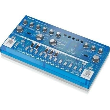 Behringer TD-3-BB Baslinjesynthesizer Blå Transparent