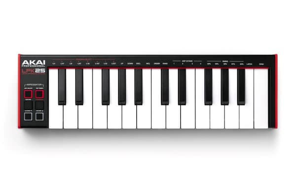 AKAI LPK 25 MKII - USB/MIDI mini-kontrolkeyboard