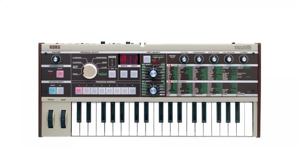 Korg microKORG MK1 - analog synthesizer med vocoder, grå