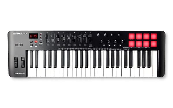 M-AUDIO Oxygen 49 (MKV) MIDI-keyboard 49 tangenter USB Svart