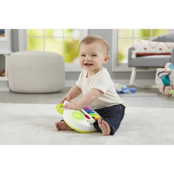 FISHER-PRICE - My Funny Piano - Baby elektronisk klaver - 60 musikstykker og sætninger - 6 måneder og +