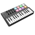 Pikkukuva 1 / 4: MIDI-ohjain, 25 nopeusherkkää näppäintä, 8 RGB-taustavalaistua padia