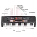 Miniatyrbillede 2 af 2: 61 tangenter elektronisk orgel, 16 toner, 10 rytmer,61 nøgler