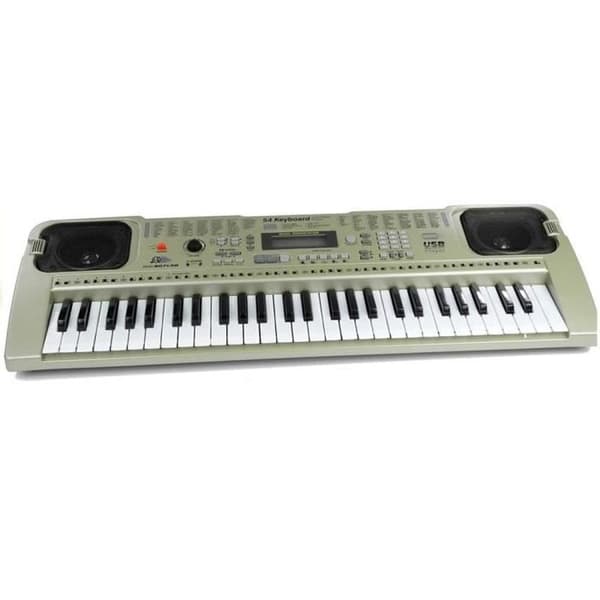Klaviatur Orgel Piano - USB - 61 tangenter - Inkluderad mikrofon - Upplysta tangenter - Ingår tillbehör