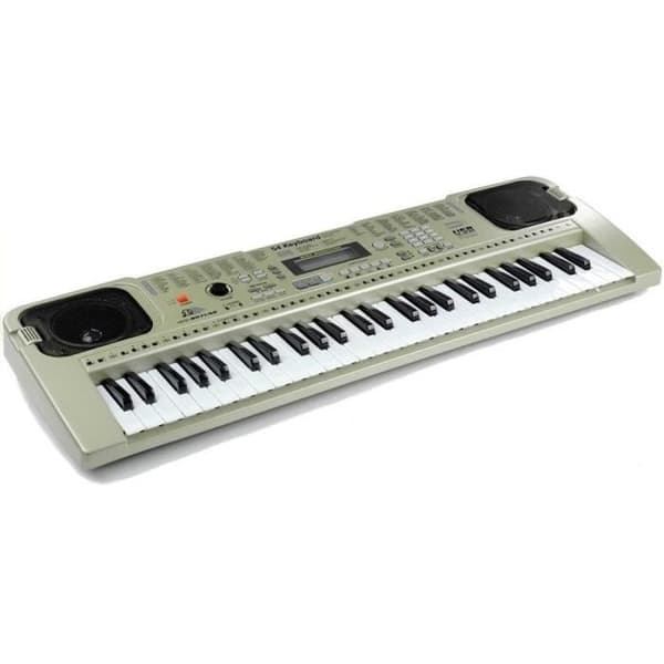 Klaviatur Orgel Piano - USB - 61 tangenter - Inkluderad mikrofon - Upplysta tangenter - Ingår tillbehör