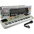 Miniatyrbild 1 av 4: Klaviatur Orgel Piano - USB - 61 tangenter - Inkluderad mikrofon - Upplysta tangenter - Ingår tillbehör