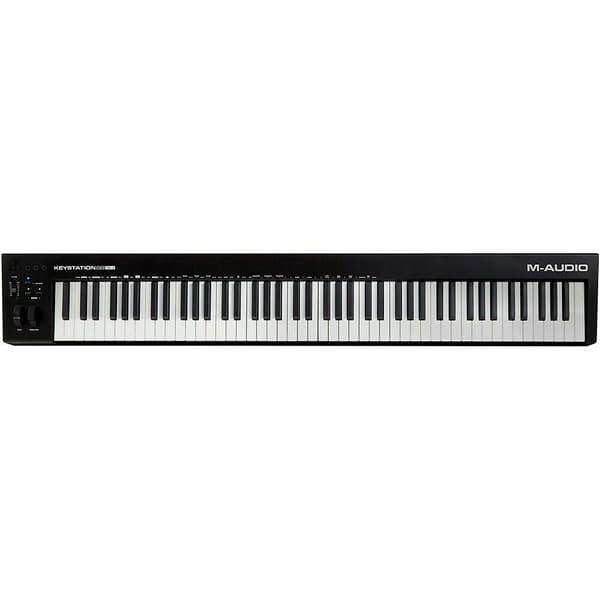 M-AUDIO Keystation 88 MK3 MIDI-keyboard 88 tangenter USB Sort, Hvid