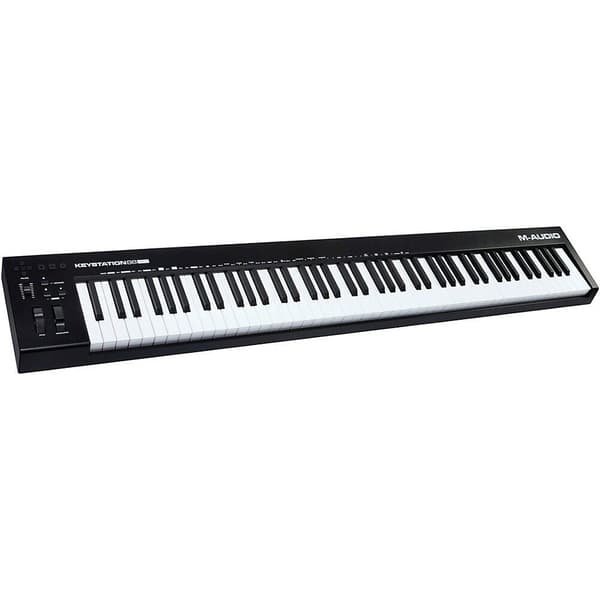M-AUDIO Keystation 88 MK3 MIDI-keyboard 88 tangenter USB Sort, Hvid