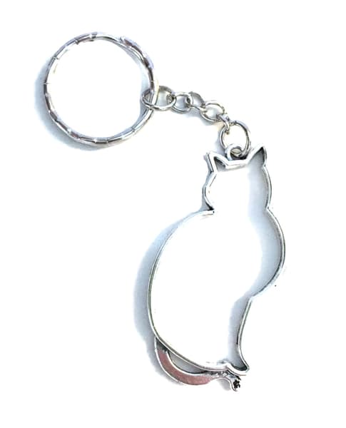 Keyring - Cat - Silhouette