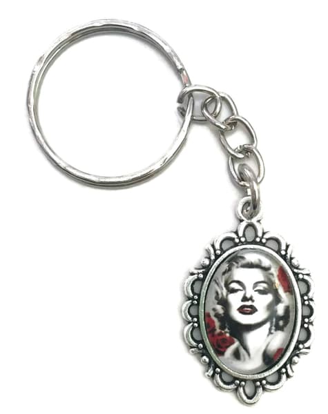 Keyring - Marilyn Monroe - Silver