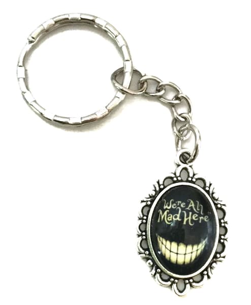 Keyring - We're all mad here - Silver