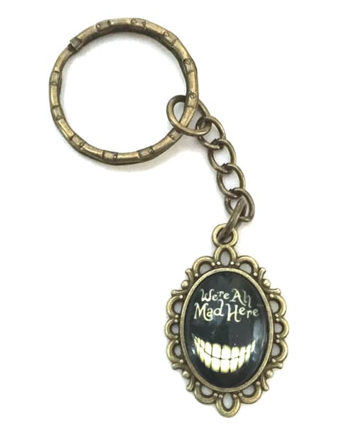 Keyring - We're all mad here - Bronze