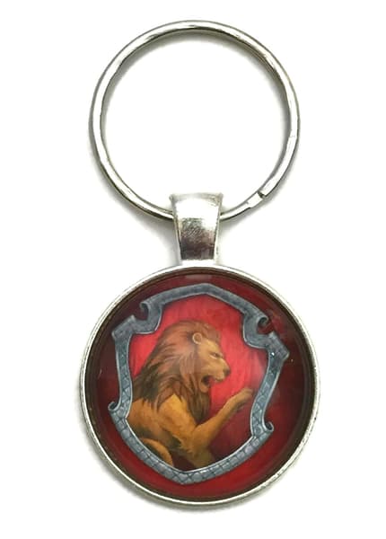 Keyring - Gryffindor - Harry Potter - Silver