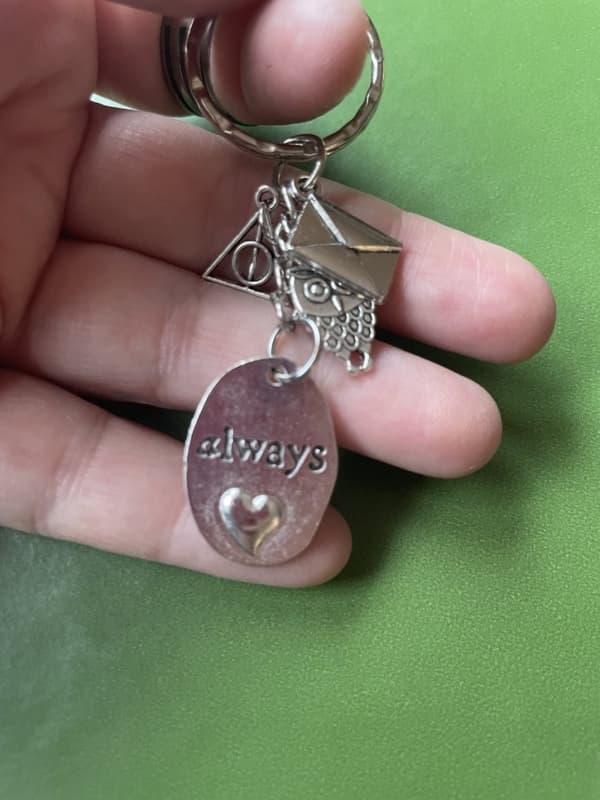 Keyring - Always - Deathly Hallows - Owl - Letter