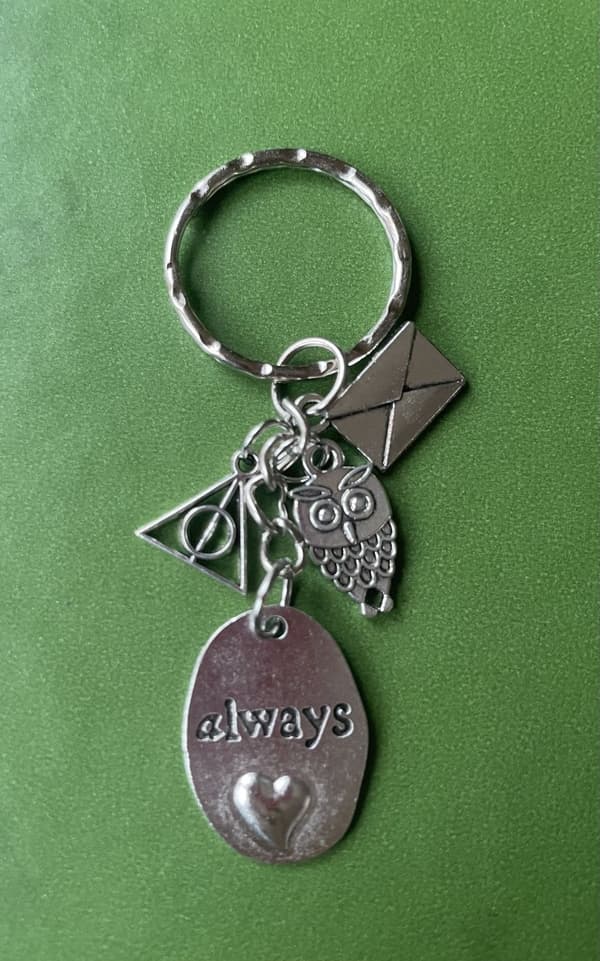 Keyring - Always - Deathly Hallows - Owl - Letter