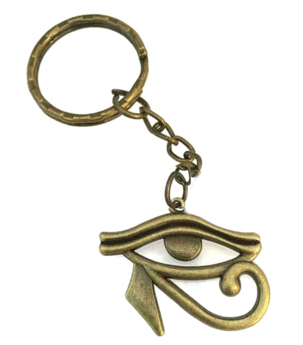 Nyckelring  Horus öga -Eye Of Ra  Egyptisk mytologi BRONS